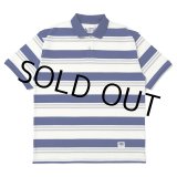 画像: CHALLENGER/S/S BORDER POLO（BLUE/WHITE）［ボーダーポロ-25春夏］