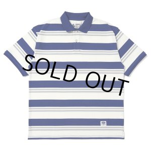 画像: CHALLENGER/S/S BORDER POLO（BLUE/WHITE）［ボーダーポロ-25春夏］