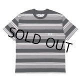 画像: CHALLENGER/S/S BORDER TEE（GRAY/BLACK）［ボーダーT-25春夏］