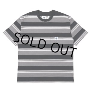 画像: CHALLENGER/S/S BORDER TEE（GRAY/BLACK）［ボーダーT-25春夏］