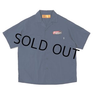 画像: CHALLENGER/S/S PATCHED WORK SHIRT（NAVY）［パッチドワークシャツ-25春夏］