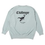 画像: CHALLENGER/SCORPION C/N SWEAT（MINT）［クルーネックスウェット-25春夏］