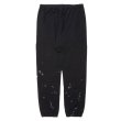 画像2: 【30%OFF】ROTTWEILER/R.W PAINTED SWEAT PANTS（BLACK）［ペイント加工スウェットパンツ-24春夏］ (2)