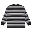 画像2: CHALLENGER/L/S BORDER TEE（GRAY/BLACK）［ボーダー長袖T-25春夏］ (2)