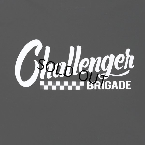画像4: CHALLENGER/CHECKER LOGO TEE（BLACK）［プリントT-25春夏］ (4)