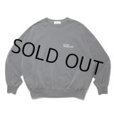 画像: COOTIE PRODUCTIONS/Pigment Dyed Open End Yarn Sweat Crew（Black）［ピグメントダイスウェットクルー-24秋冬］