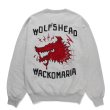 画像1: WACKO MARIA/WOLF'S HEAD / HEAVY WEIGHT SWEAT SHIRT（GRAY）［クルーネックスウェット-24秋冬］ (1)
