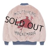 画像: WACKO MARIA/WOLF'S HEAD / FUR SKA JACKET（PINK）［ファースカJKT-24秋冬］