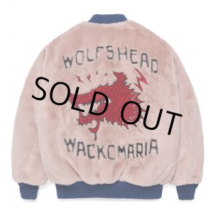画像: WACKO MARIA/WOLF'S HEAD / FUR SKA JACKET（PINK）［ファースカJKT-24秋冬］