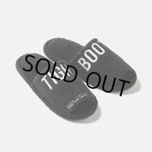 画像: TIGHTBOOTH/LABEL LOGO BOA SANDAL（Black）［ルームボアサンダル-24秋冬］