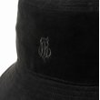 画像4: 【30%OFF】CALEE/FAUX SUEDE BUCKET HAT（BLACK）［フェイクスウェードバケットハット-24秋冬］ (4)