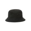 画像2: 【30%OFF】CALEE/FAUX SUEDE BUCKET HAT（BLACK）［フェイクスウェードバケットハット-24秋冬］ (2)