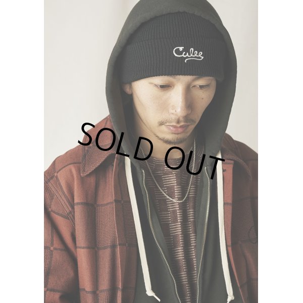 画像3: CALEE/A/R KNIT CAP（BLACK）［ニットキャップ-24秋冬］ (3)