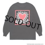 画像: WACKO MARIA/KEITH HARING / LONG SLEEVE T-SHIRT（BLACK）［プリント長袖T-24秋冬］