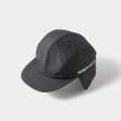 画像1: TIGHTBOOTH/EAR FLAP CAMP CAP（Black）［イヤーフラップキャンプキャップ-24秋冬］ (1)