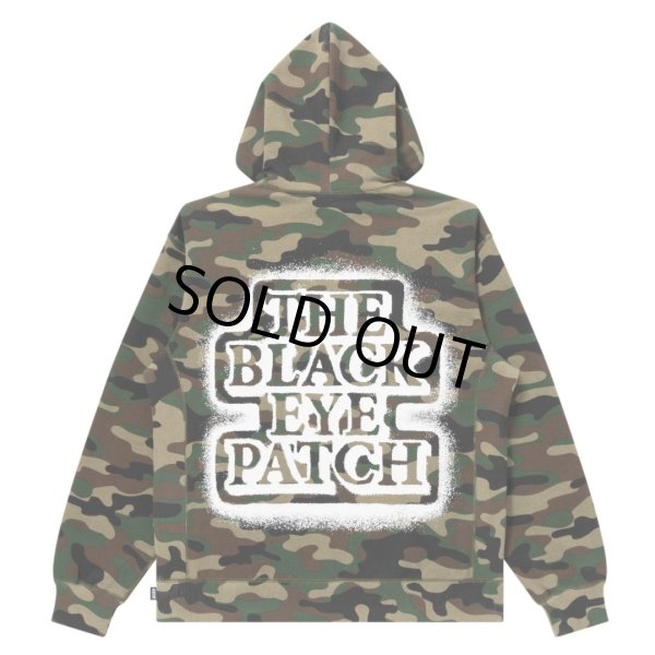 画像1: BlackEyePatch/SPRAYED OG LABEL HOODIE（CAMO） (1)