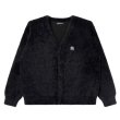 画像1: BlackEyePatch/OG LABEL SHAGGY CARDIGAN（BLACK） (1)