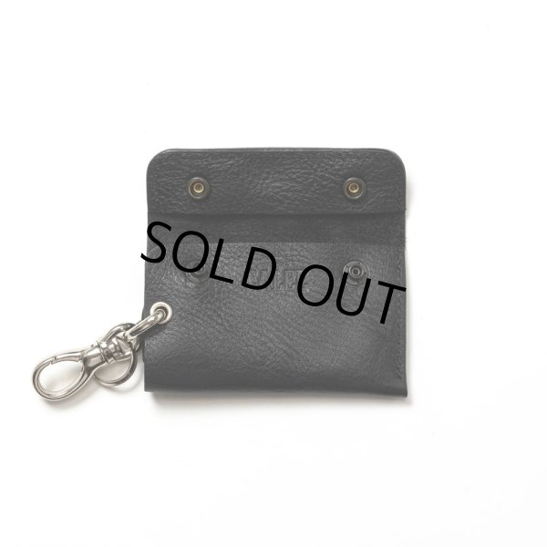 CALEE/STUDS LEATHER KEY CASE(BLACK)[キーケース-24秋冬 CALEE/STUDS LEATHER KEY CASE(BLACK)[キーケース-24秋冬
