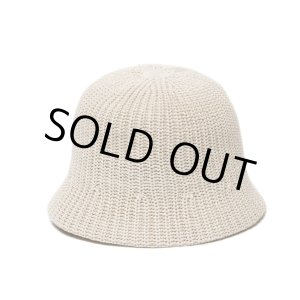 画像: COOTIE PRODUCTIONS/Rib Stitch Knit Crusher Hat（Ivory）［クラッシャーハット-24秋冬］