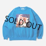 画像: TIGHTBOOTH/TBKB / HAND SIGN CREW SWEAT（Blue）［クルースウェット-24冬］