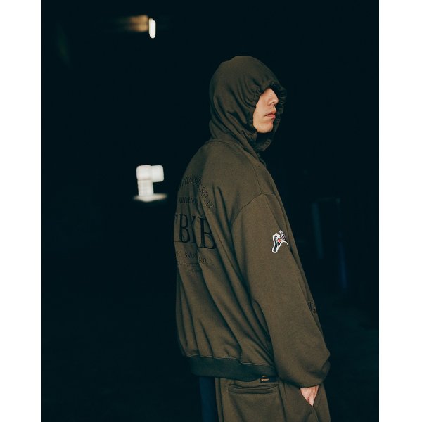 画像4: TIGHTBOOTH/TBKB / CYBORG SWEAT BALLOON PANTS（Olive）［サイボーグスウェットバルーンパンツ-24冬］ (4)