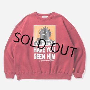 画像: TIGHTBOOTH/TBKB / HAVE YOU SEEN HIM CREW SWEAT（Burgundy）［クルースウェット-24冬］
