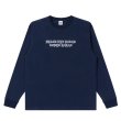 画像1: BlackEyePatch/LINCOLN BLACKLETTERS L/S TEE（NAVY） (1)