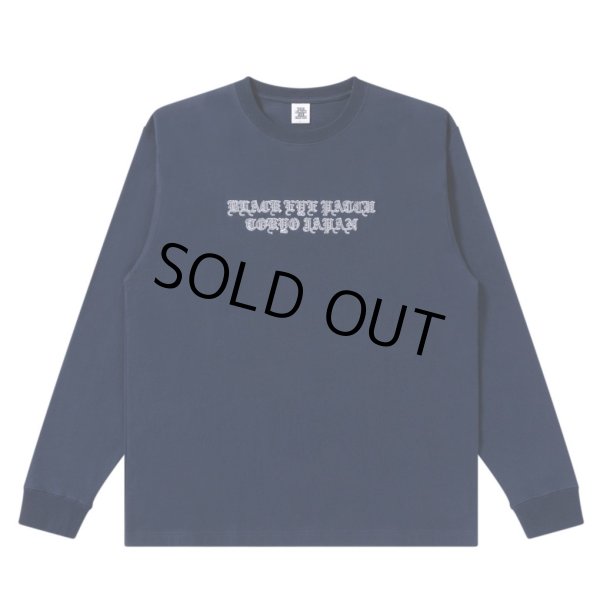 画像1: BlackEyePatch/LINCOLN BLACKLETTERS L/S TEE（NAVY） (1)