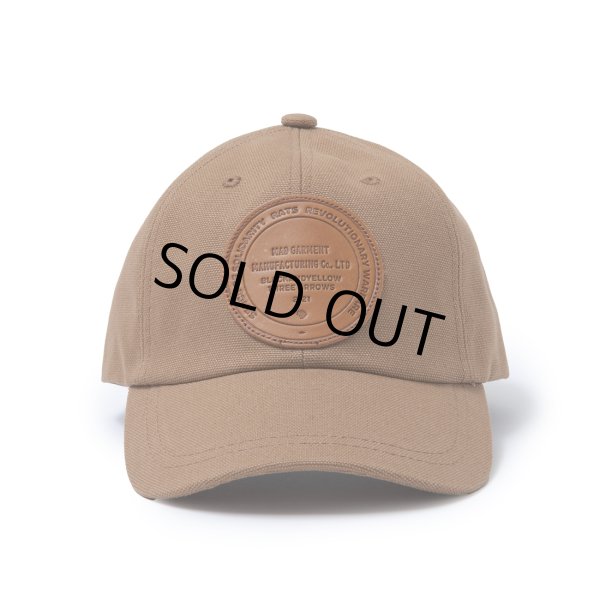 画像1: 【30%OFF】RATS/CANVAS LEATHER PATCH CAP（各色）［キャンバスレザーパッチキャップ-23秋冬］ (1)