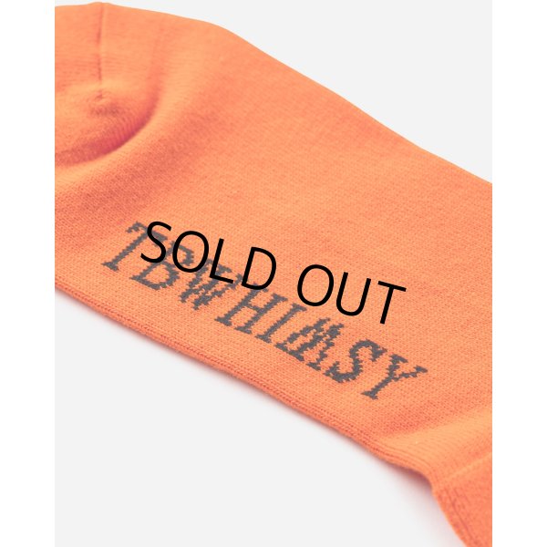 画像5: TIGHTBOOTH/LABEL LOGO SOCKS（Orange）［ソックス-24秋冬］ (5)