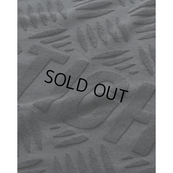 画像2: TIGHTBOOTH/CHECKER PLATE JAQUARD BATH TOWEL（Black）［バスタオル-24秋冬］ (2)