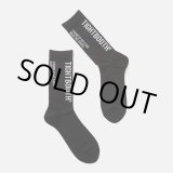 画像: TIGHTBOOTH/LABEL LOGO SOCKS（Black）［ラベルロゴソックス-24秋冬］