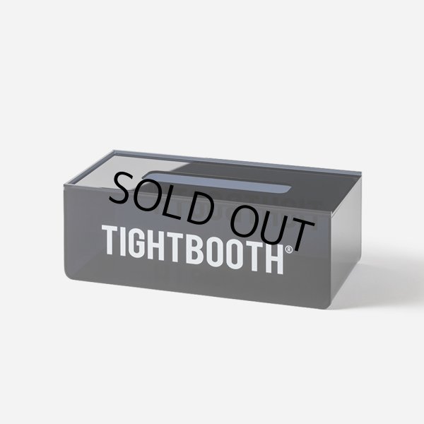 画像1: TIGHTBOOTH/TISSUE BOX CASE（Clear Black）［ティッシュボックスケース-24秋冬］ (1)