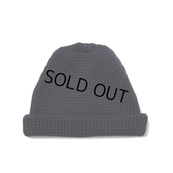 画像1: COOTIE PRODUCTIONS/Lowgauge Roll Up Beanie（Dark Navy）［ロールアップビーニー-25春夏］ (1)
