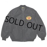 画像: PORKCHOP/FIRE UP MA-1 JACKET（BLACK）［MA-1 JKT-24秋冬］