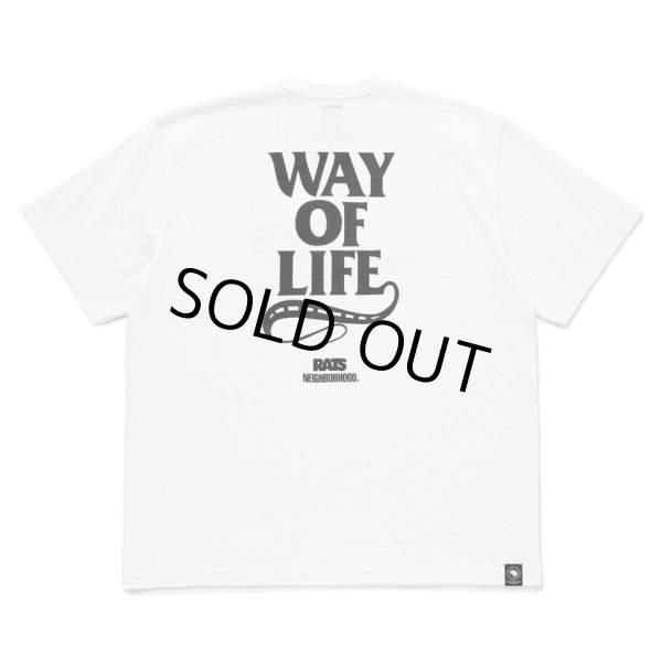 画像1: RATS/20th RATS×NEIGHBORHOOD TEE（WHITE）［プリントT-25春夏］ (1)