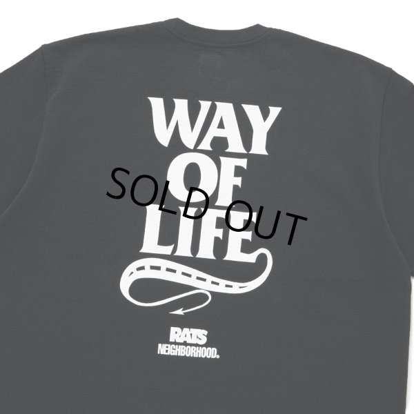RATS/20th RATS×NEIGHBORHOOD TEE（BLACK）［プリントT-25春夏