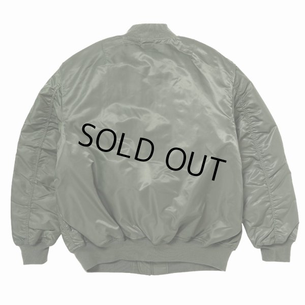 画像2: PORKCHOP/FIRE UP MA-1 JACKET（OLIVE）［MA-1 JKT-24秋冬］ (2)