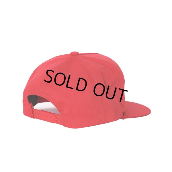 画像2: PORKCHOP/FIRE UP WAPPEN CAP（RED）［ワッペンキャップ-24秋冬］ (2)