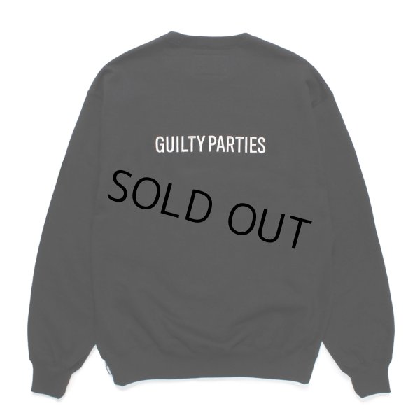 画像2: WACKO MARIA/HEAVY WEIGHT CREW NECK SWEAT SHIRT（BLACK）［クルーネックスウェット-25春夏］ (2)