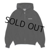 画像: WACKO MARIA/HEAVY WEIGHT FULL ZIP HOODED SWEAT SHIRT（BLACK）［ジップアップパーカー-25春夏］
