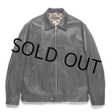 画像: WACKO MARIA/LEATHER SINGLE RIDERS JACKET（BLACK）［レザーシングルライダースJKT-25春夏］