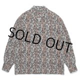 画像: WACKO MARIA/LEOPARD HAWAIIAN SHIRT（GRAY）［レオパードハワイアンシャツ-25春夏］