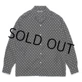 画像: WACKO MARIA/DOTS HAWAIIAN SHIRT（BLACK）［ドットハワイアンシャツ-25春夏］
