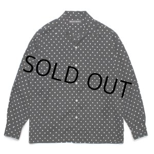 画像: WACKO MARIA/DOTS HAWAIIAN SHIRT（BLACK）［ドットハワイアンシャツ-25春夏］