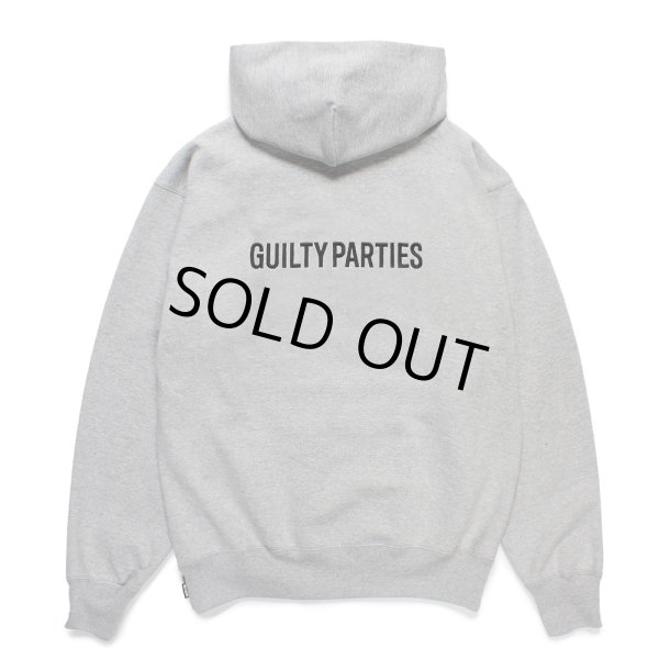 画像2: WACKO MARIA/HEAVY WEIGHT FULL ZIP HOODED SWEAT SHIRT（GRAY）［ジップアップパーカー-25春夏］ (2)