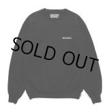 画像: WACKO MARIA/HEAVY WEIGHT CREW NECK SWEAT SHIRT（BLACK）［クルーネックスウェット-25春夏］