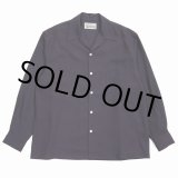 画像: WACKO MARIA/50'S OPEN COLLAR SHIRT（DARK PURPLE）［50'Sオープンカラーシャツ-25春夏］
