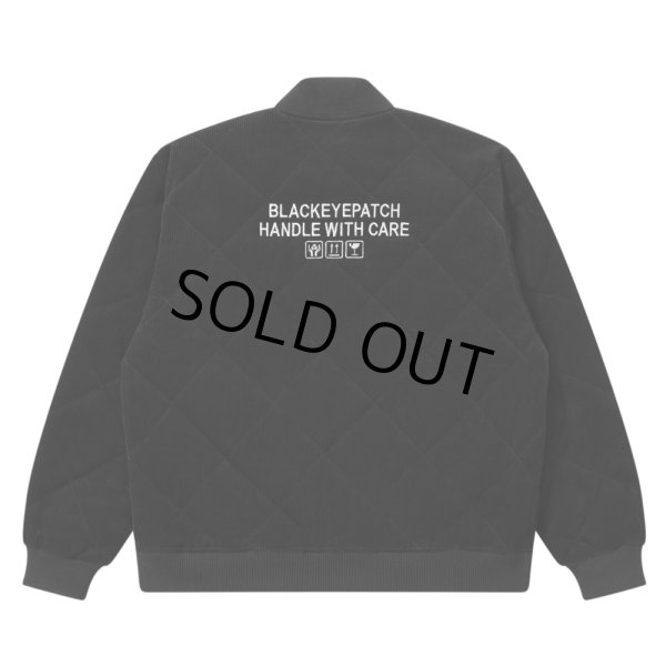 画像2: BlackEyePatch/SMALL HWC QUILTED CORDUROY JACKET（BLACK） (2)