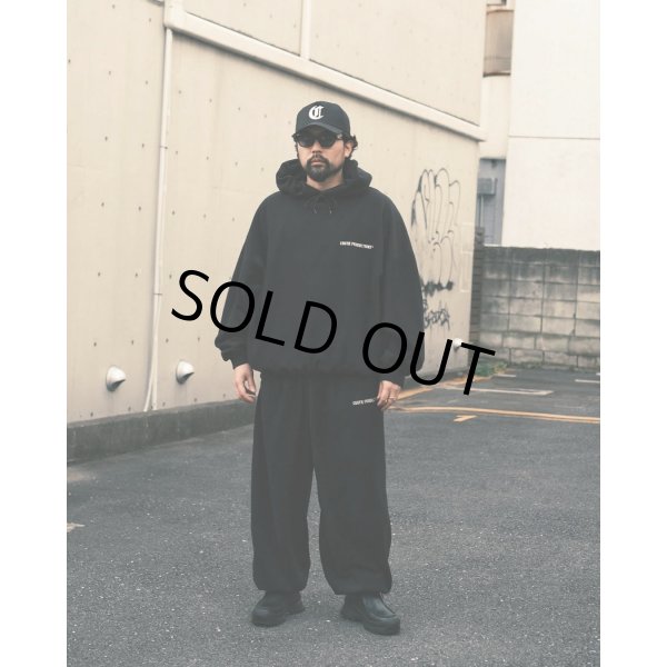 COOTIE PRODUCTIONS/Fleece Wide Easy Pants（Black）［フリース